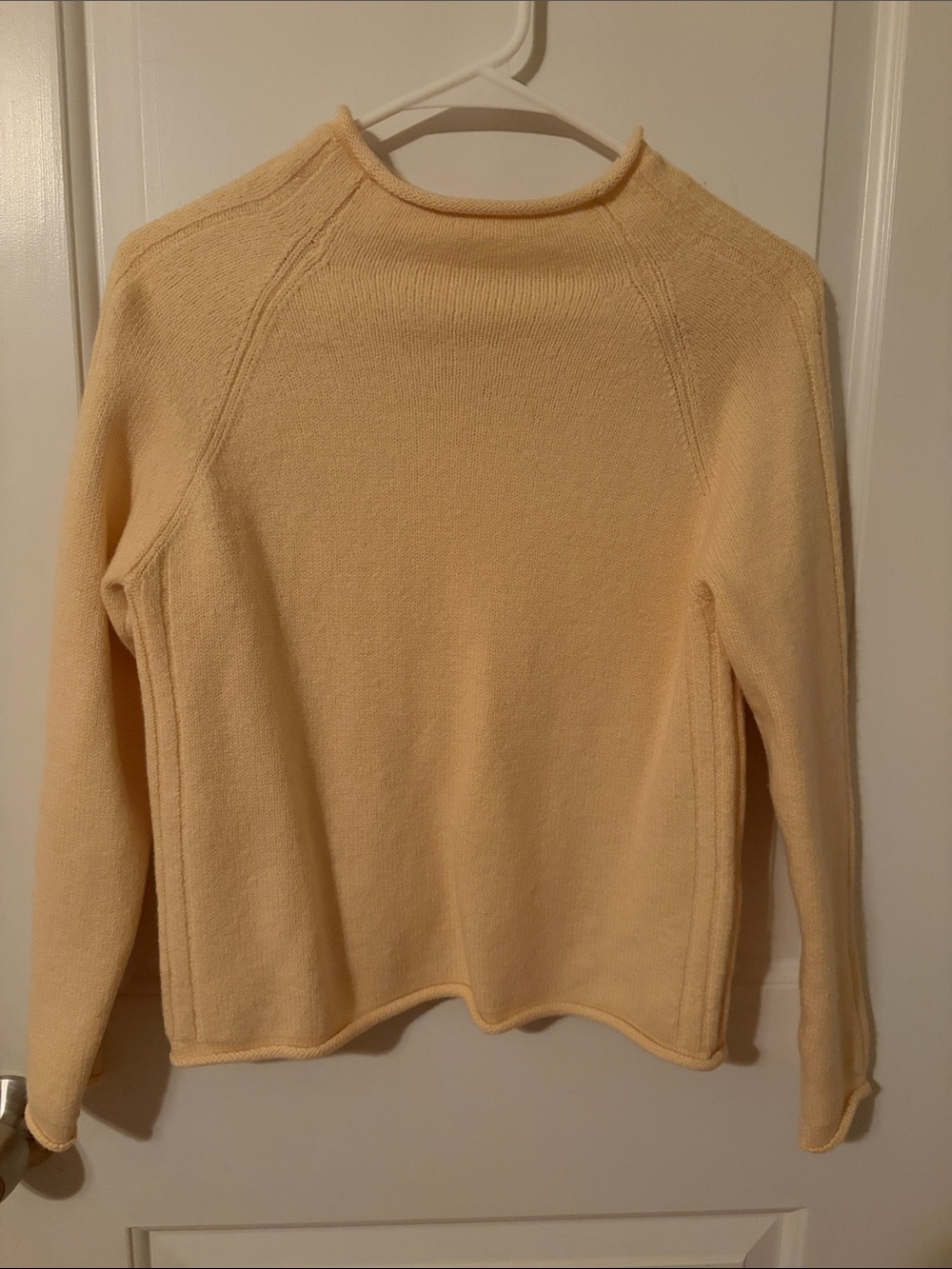Talbots Cream Turtleneck Sweater